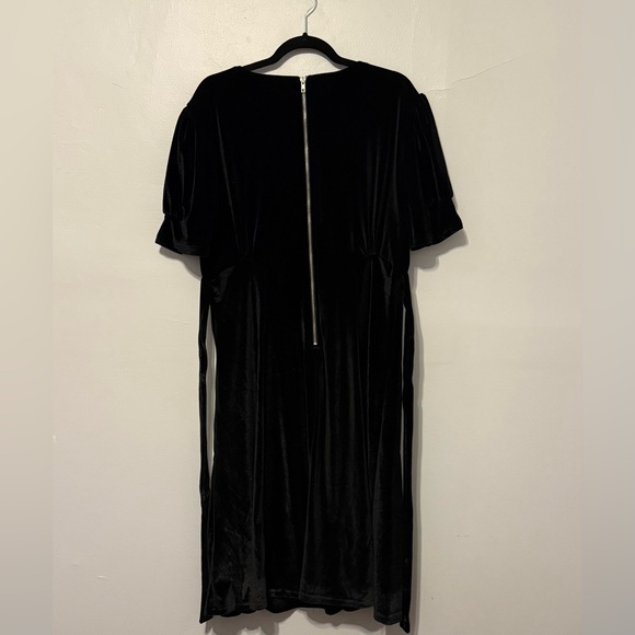 Nicoletta Carlone, black velvet retro style Jezebel Dress  Size 2XL NWT - Picture 3 of 8